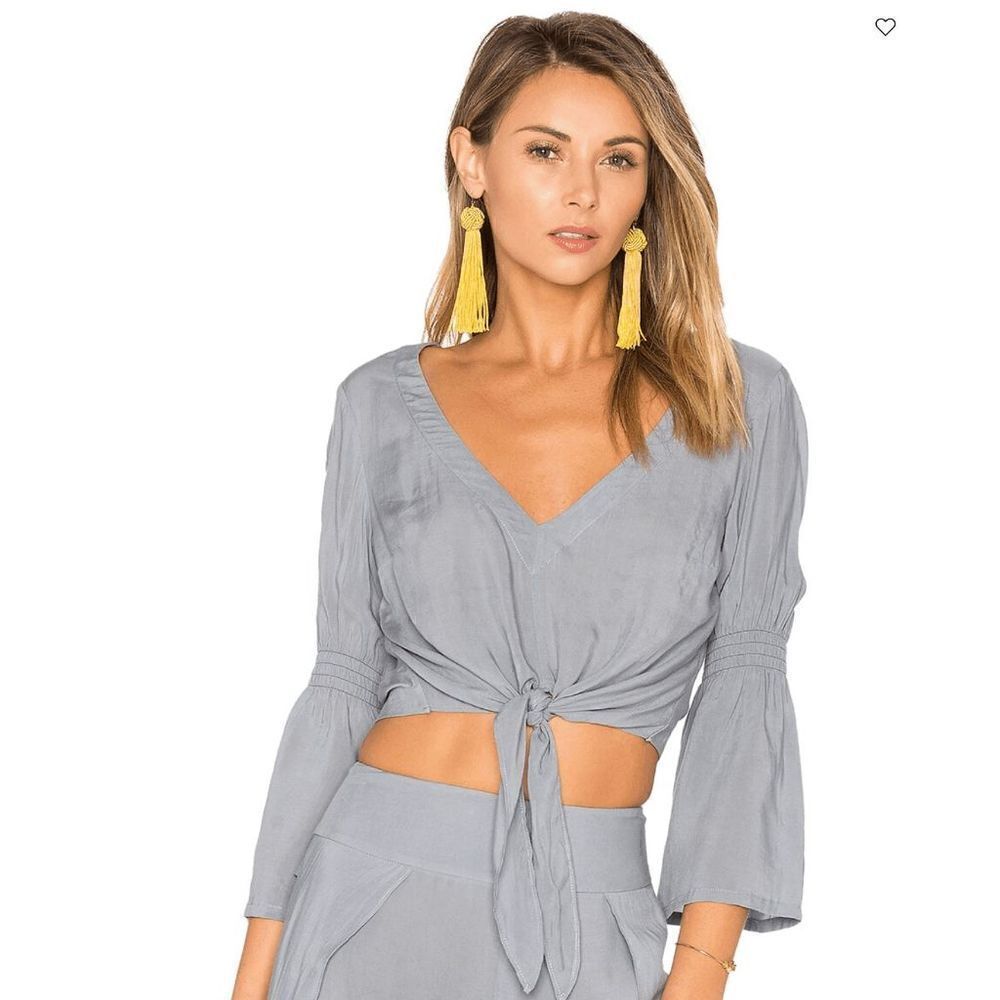 ale by alessandra x REVOLVE Natalia Top in Stone Blue Size S